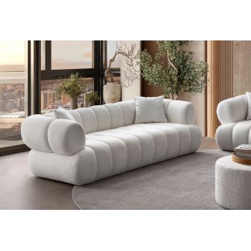Canapea 3 locuri, Atelier del Sofa, 752EST1108, Lemn de carpen;PAL, Alb