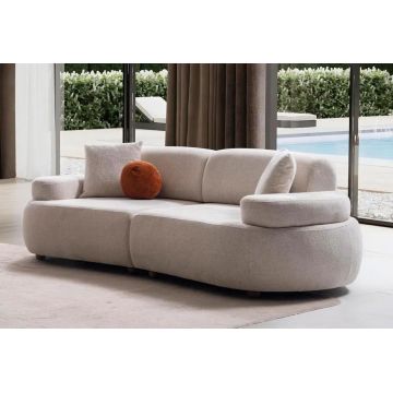 Canapea 3 locuri, Atelier del Sofa, 752EST1115, Lemn de carpen;PAL, Crem
