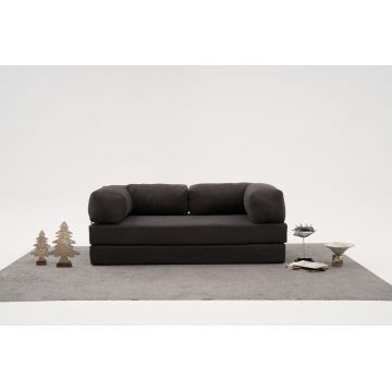 Canapea 3 locuri, Atelier del Sofa, 825BLC5217, Tesatura Chenille, Antracit