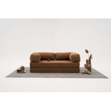 Canapea 3 locuri, Atelier del Sofa, 825BLC5220, Tesatura Chenille, Maro
