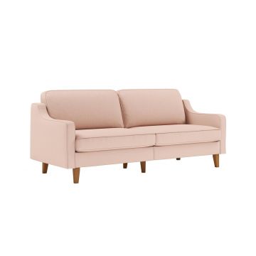 Canapea 3 locuri, Atelier del Sofa, 918CMF1149, Otel, Somon / Nucă