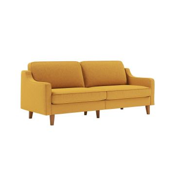 Canapea 3 locuri, Atelier del Sofa, 918CMF1152, Otel, Muștar / Nucă