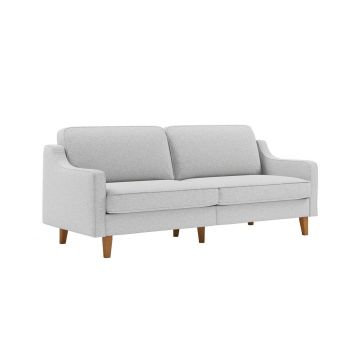 Canapea 3 locuri, Atelier del Sofa, 918CMF1160, Otel, Pietriș / Nuc
