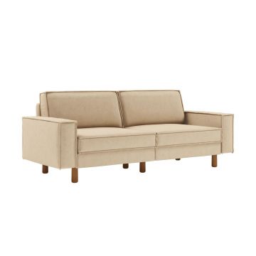 Canapea 3 locuri, Atelier del Sofa, 918CMF1231, Otel, Nisip / Nuc