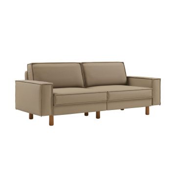Canapea 3 locuri, Atelier del Sofa, 918CMF1242, Otel, Plajă / Nuc