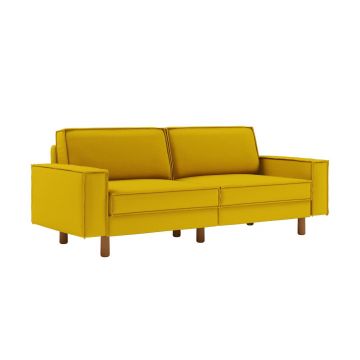 Canapea 3 locuri, Atelier del Sofa, 918CMF1243, Otel, Floarea-soarelui / Nuc