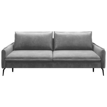 Canapea Extensibilă, textil, gri închis