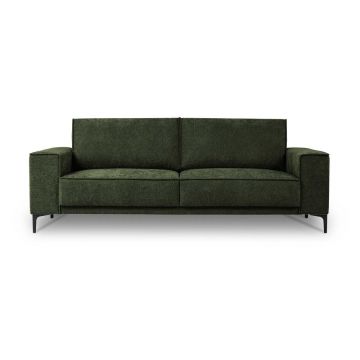 Canapea verde cu tapițerie din chenille 224 cm Copenhagen – Scandic