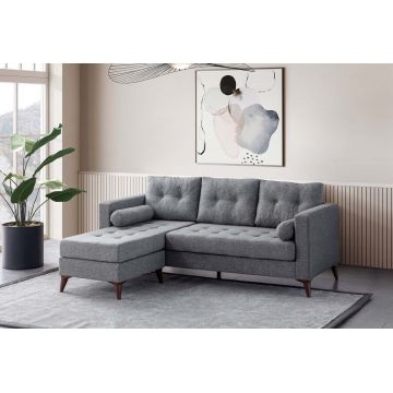 Coltar, Atelier del Sofa, 752EST1302, Lemn de carpen;PAL, Gri