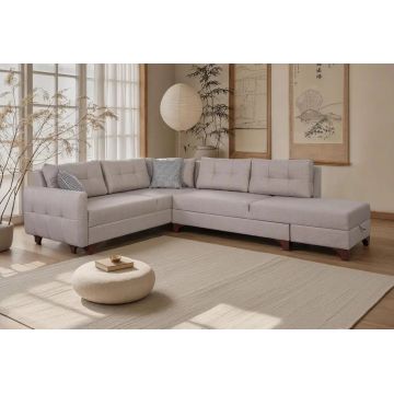 Coltar, Atelier del Sofa, 752EST1308, Lemn de carpen;PAL, Crem