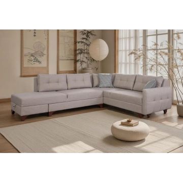 Coltar, Atelier del Sofa, 752EST1309, Lemn de carpen;PAL, Crem