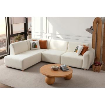 Coltar, Atelier del Sofa, 752EST1332, Lemn de carpen;PAL, Alb