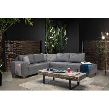 Coltar, Atelier del Sofa, 752EST1357, Lemn de carpen;PAL, Gri