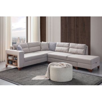 Coltar, Atelier del Sofa, 752EST1367, Lemn de carpen;PAL, Crem