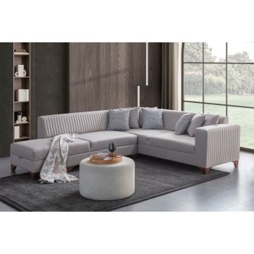Coltar, Atelier del Sofa, 752EST1376, Lemn de carpen;PAL, Crem