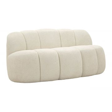 Canapea 2 locuri, Mauro Ferretti, Ball, 145x80x69 cm, poliester, alb