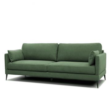 Canapea Anton, Fixă Cu Linii Rotunjite, Confort Sporit, 225x94x85 cm, Culoare La Alegere