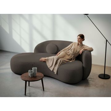 Canapea curbata Lunis maro