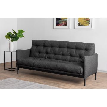 Canapea extensibila 3 locuri, Atelier del Sofa, 859FTN2852, Gri inchis