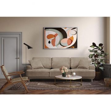 Canapea extensibilă 3 locuri Boston, cu spațiu de depozitare, confort sporit, 245x110 cm, culoare personalizată