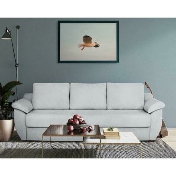 Canapea extensibilă 3 locuri Roma, cu spațiu depozitare, design modern, 240/105/45 cm, culoare personalizată