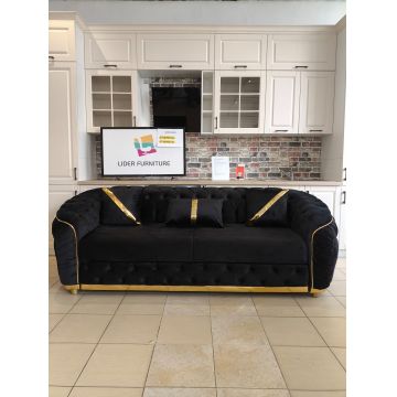 CANAPEA EXTENSIBILA ALITA NEGRU