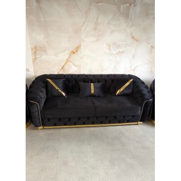 CANAPEA EXTENSIBILA ALITA NEGRU