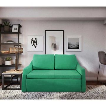 Canapea Extensibilă Atena Cu Ladă Depozitare, Stofă Premium, 240x100x74 cm, Gri