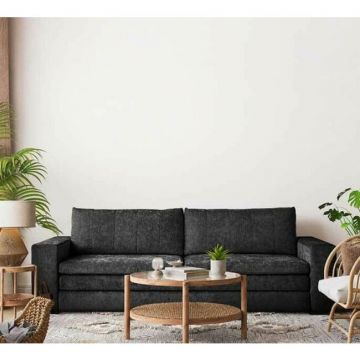 Canapea extensibilă Atlanta, cu ladă depozitare, confort premium, 245x106 cm, culoare personalizată