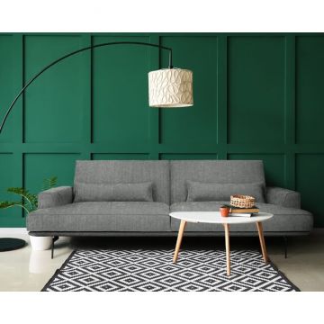 Canapea extensibilă Charisma, sistem rabatare, structură metalică și spumă poliuretanică, stofă, diverse culori