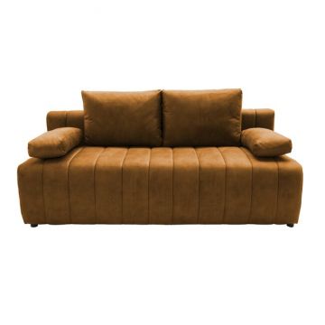 Canapea extensibilă Domino, ladă depozitare și spațiu de dormit 194x144 cm, spumă poliuretanică și arcuri, 194x99x95 cm, personalizabil