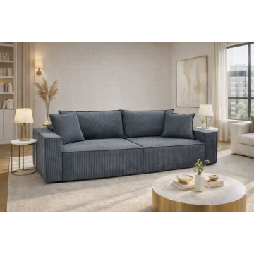 Canapea extensibila Murano, Gri