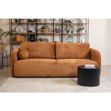 Canapea Extensibilă Santiago Design Modular, Stofă Premium, 237x107x93 cm, Gri Închis