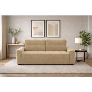 Canapea fixă Armonia 2 locuri, tapițată premium, structură solidă, 172x89 cm