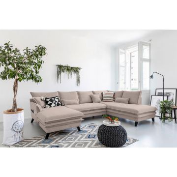 Canapea Modulară, textil, taupe