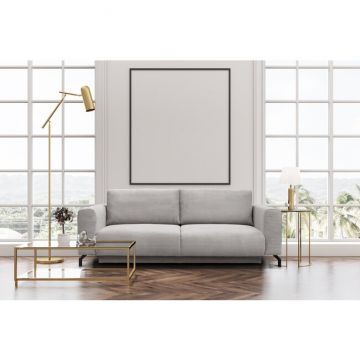 Canapea Veni extensibilă, spațiu de dormit generos și ladă depozitare, structură lemn masiv și PAL, 244x104x90 cm, culoare personalizabilă