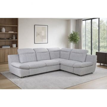 Colțar extensibil Cargo, spătar reglabil și ladă depozitare, cadru lemn și poliuretan, 290x222 cm, diverse culori