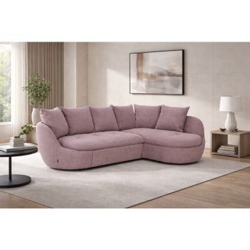 Colțar Sunrise extensibil, șezut confortabil, ladă depozitare, 279x191x95 cm, gri