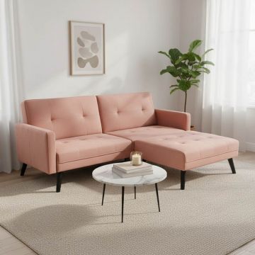 Coltar Dream, roz prafuit, 209x157x80 cm