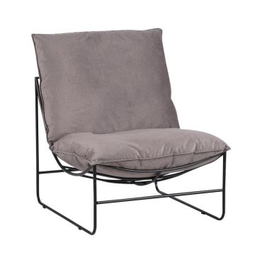 Fotoliu Chopie, gri, 77x90x83 cm