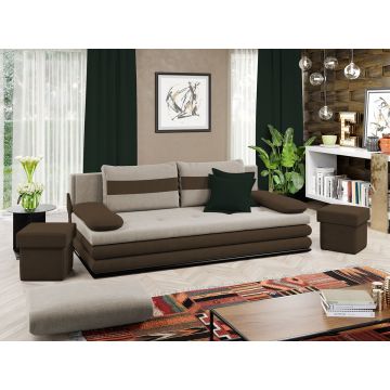 Lichidare Canapea Mira Crem / Maro