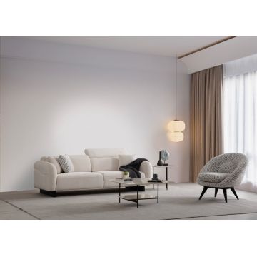 Canapea 3 locuri, Atelier del Sofa, 345DRX1102, Alb