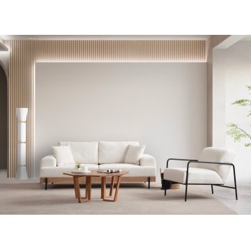 Canapea 3 locuri, Atelier del Sofa, 560ARE2120, Alb