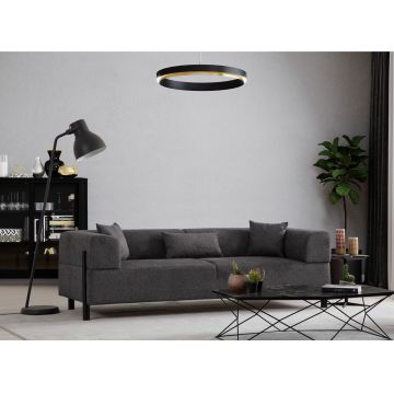 Canapea 3 locuri, Atelier del Sofa, 560ARE2366, Antracit