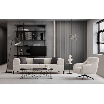 Canapea 3 locuri, Atelier del Sofa, 560ARE2368, Alb