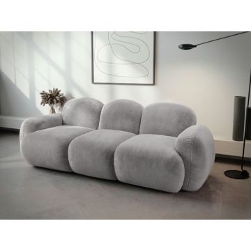 Canapea bubble Zenvia plusata gri