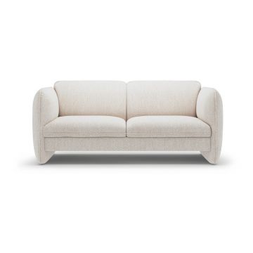 Canapea crem cu tapițerie din chenille 168 cm Georgia – Micadoni