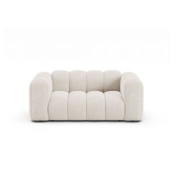 Canapea crem cu tapițerie din chenille 170 cm Lupine – Micadoni