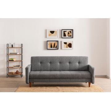 Canapea extensibila 3 locuri, Atelier del Sofa, 859FTN2814, Gri deschis