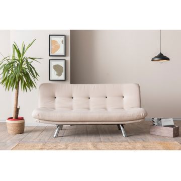 Canapea extensibila 3 locuri, Atelier del Sofa, 859FTN2845, Crem